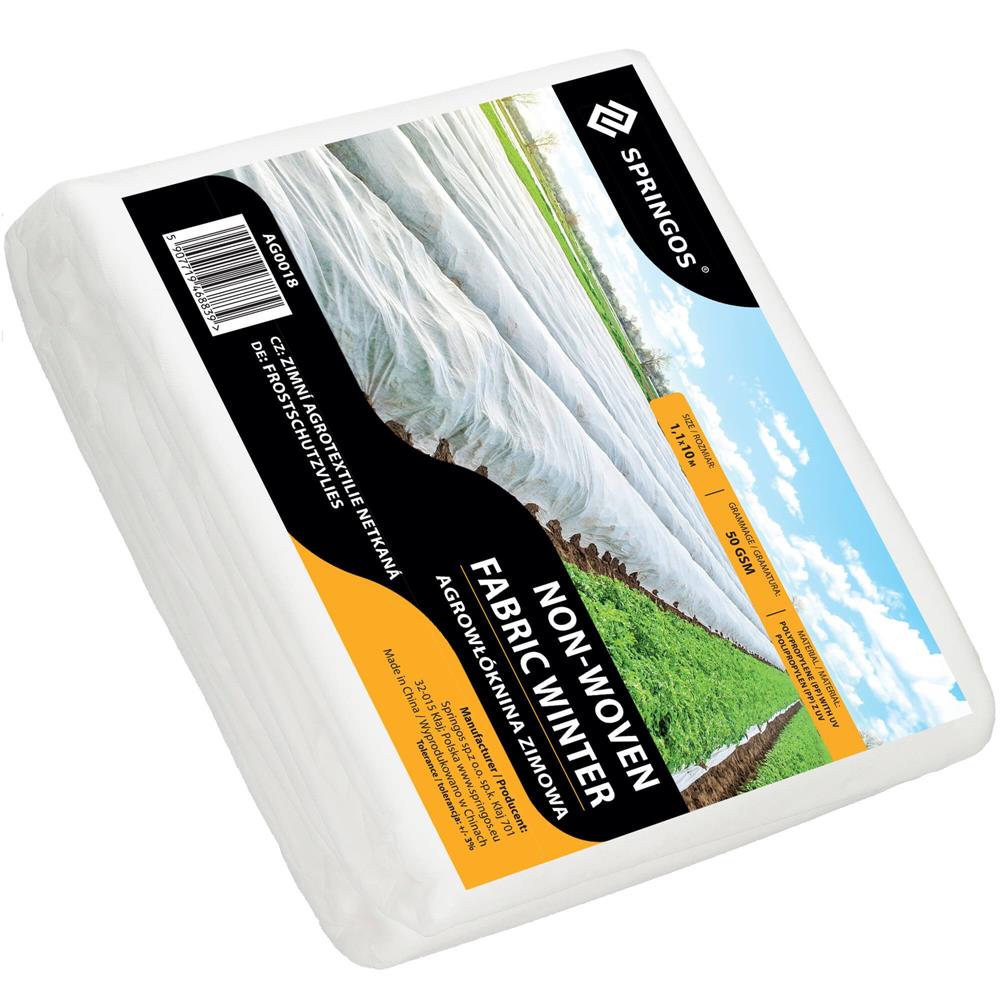 Zimná agrotextília 50gsm 10x1,1m SPRINGOS AG0018