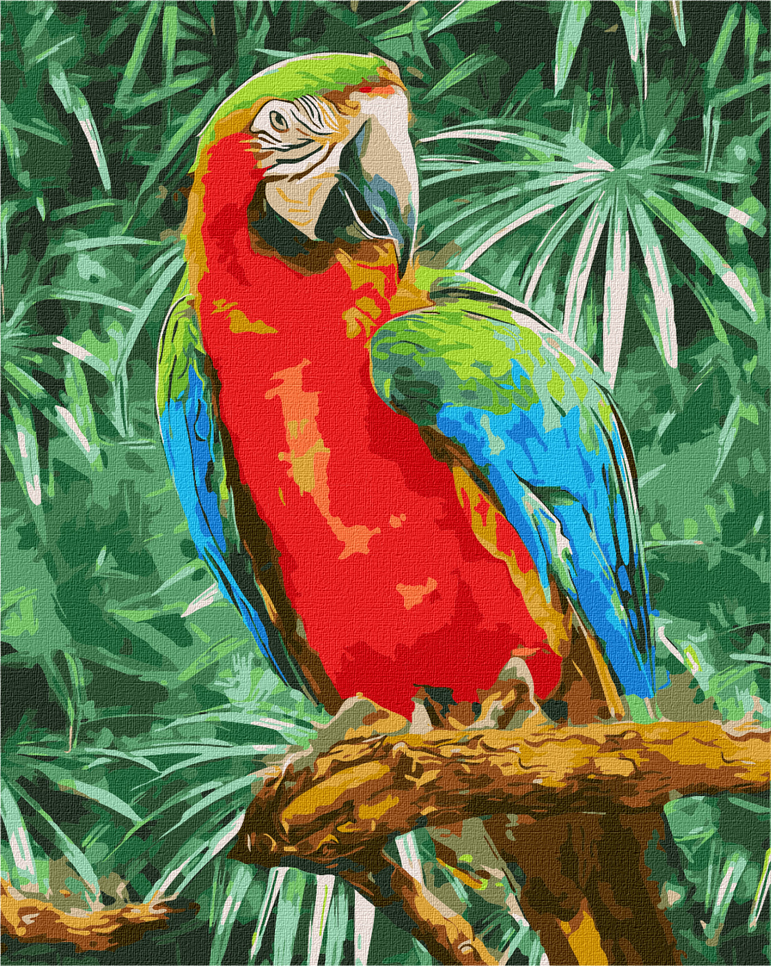 Maľba podľa čísel Dúhová kráska 40x50 plátno + farby + štetce