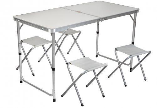 Skladací stôl so 4 stoličkami Trizand 23238