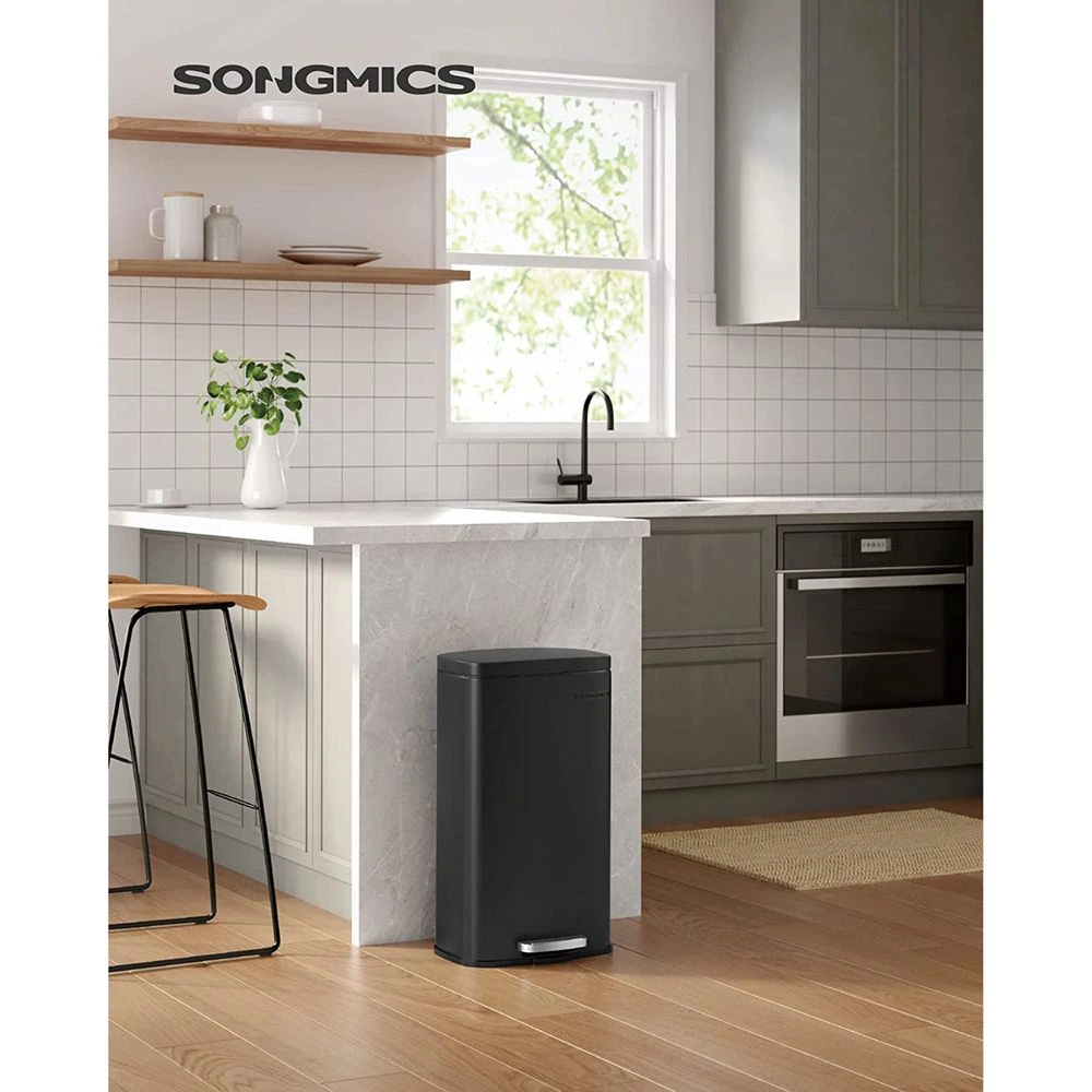 Odpadkový kôš 30 l SONGMICS LTB03BK
