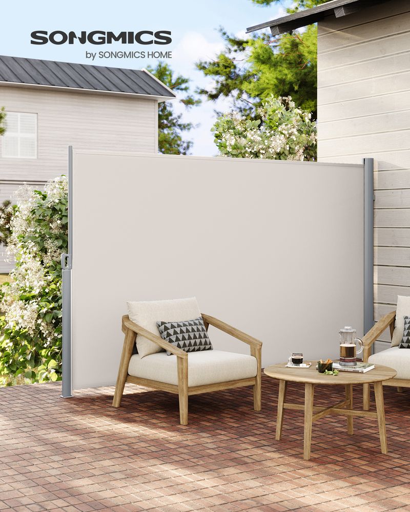 Bočná markíza 180 x 350 cm SONGMICS GSA185E