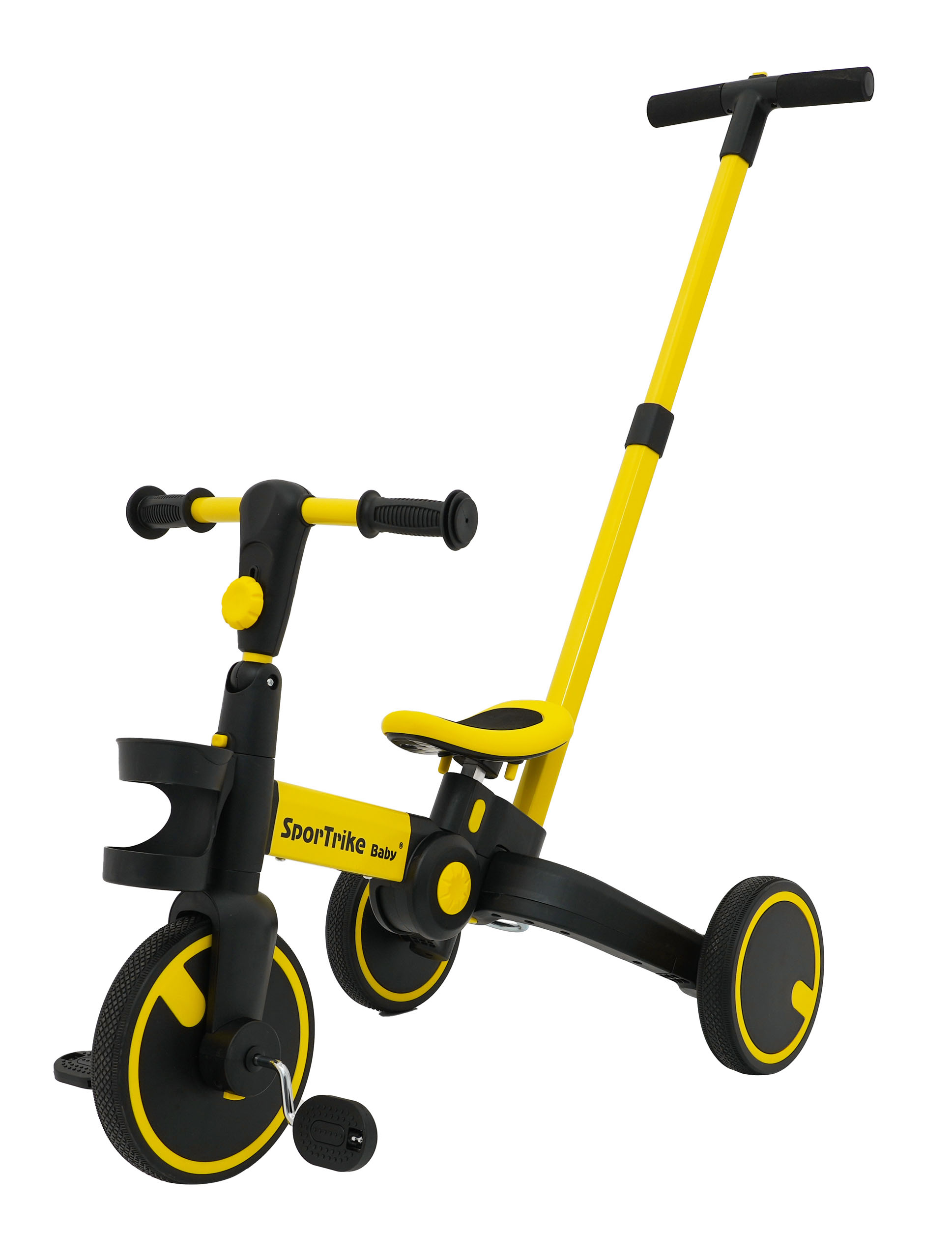 Odrážadlo Happy Bike 3v1 Sportrike ZSP.B68 - žlté