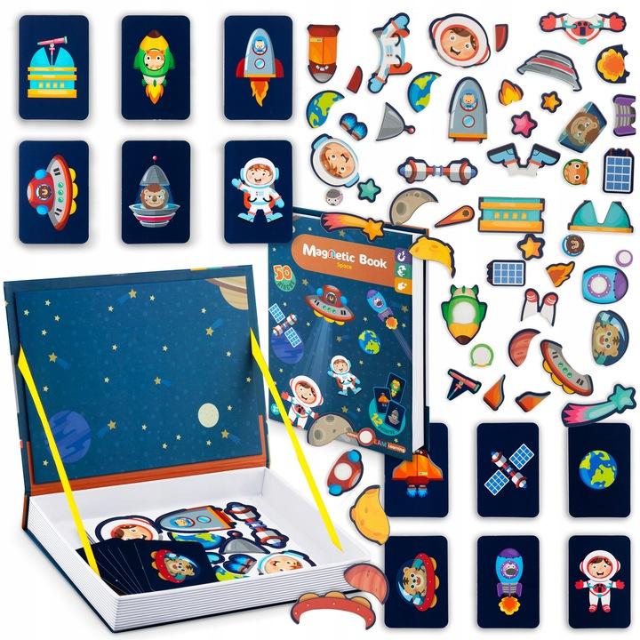 Magnetická puzzle kniha Kosmos RK-770 Ricokids 777001
