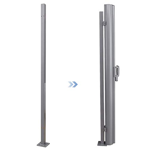 Kovový stĺpik 11,5 x 11,5 x 152 cm SONGMICS GSA002