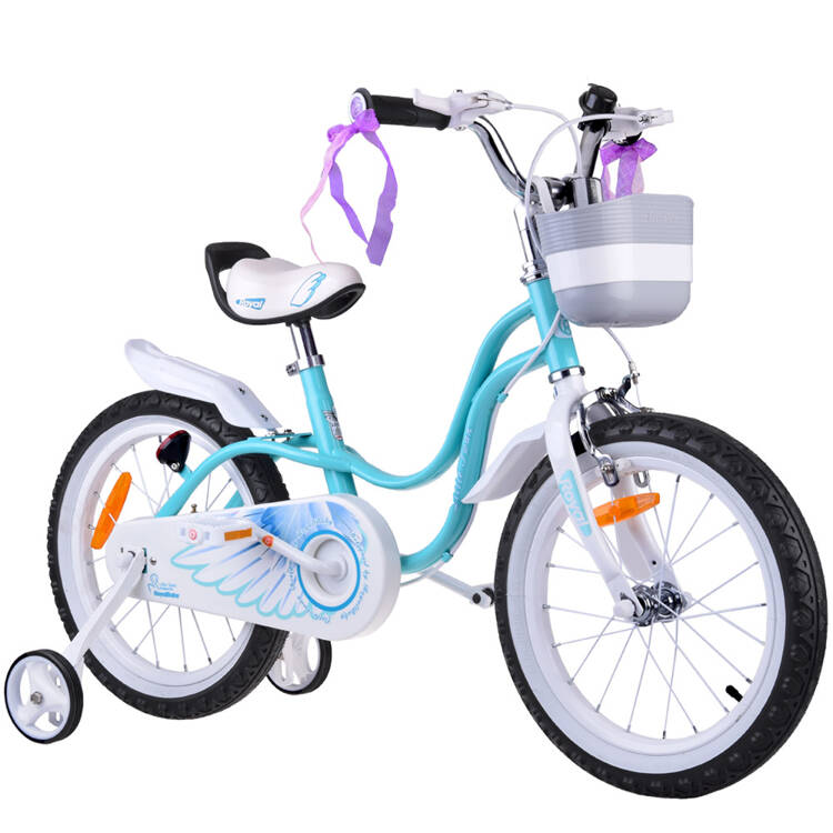 Detský bicykel 18" Little Swan RoyalBaby RB18-18 - modrý