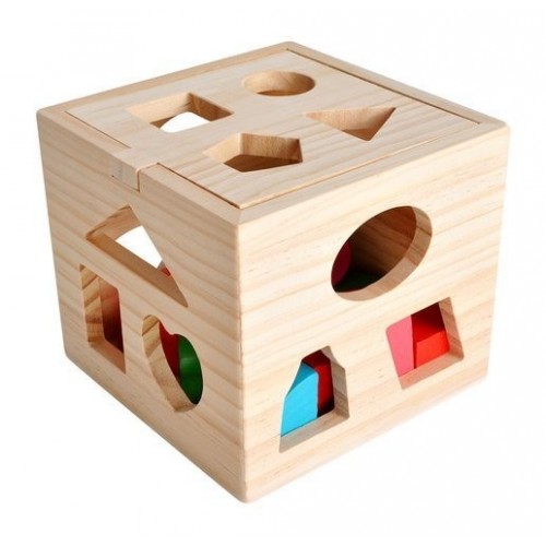 E-shop Edukačná drevená kocka Kruzzel