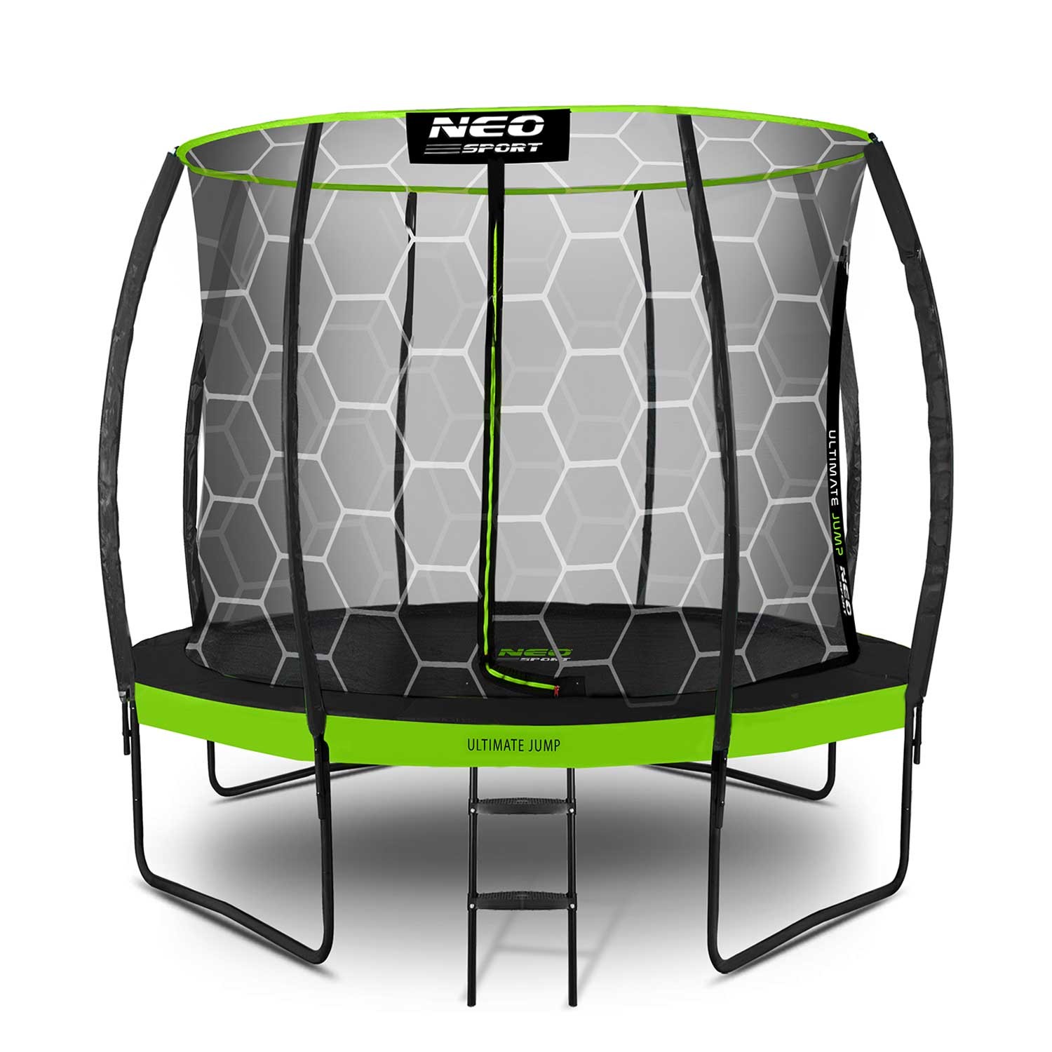 Profilovaná záhradná trampolína 8ft/252cm s vnútornou sieťou Neo-Sport NS-08C221