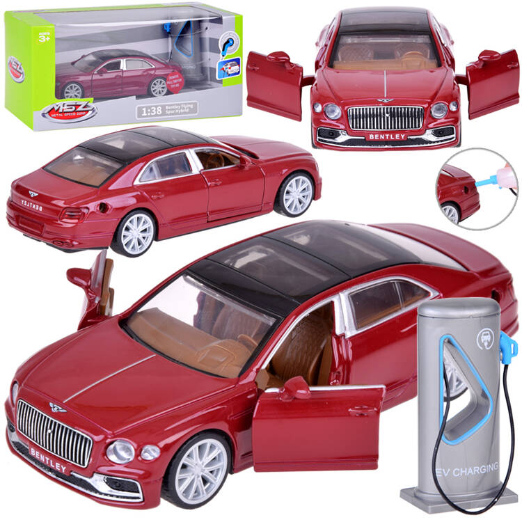 Jokomisiada Kovový model auta elektrický Bentley Flying Spur Hybrid 1:38 ZA5046