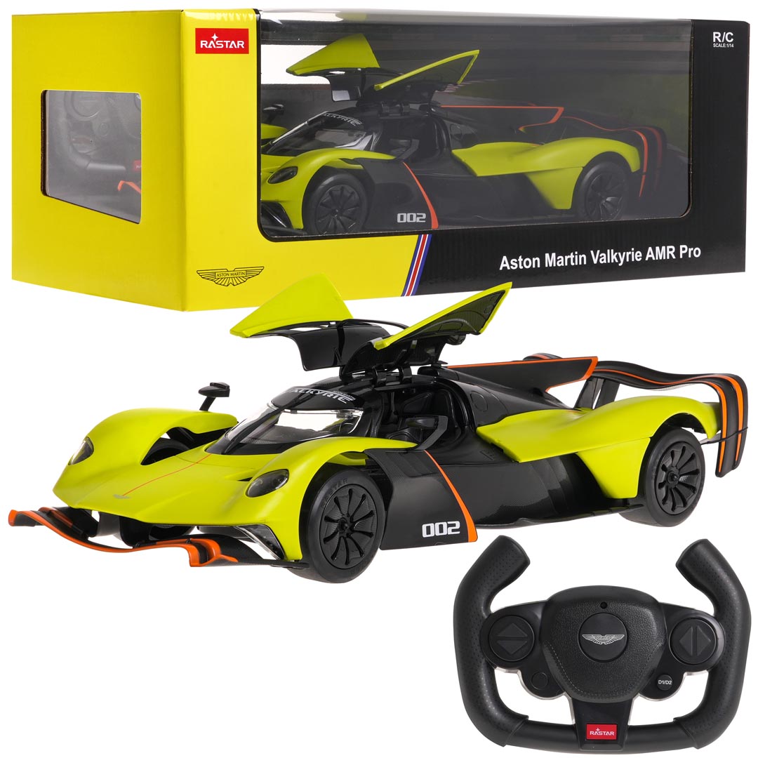 Aston Martin Valkyrie AMR Pro zelená RASTAR R/C 1:14