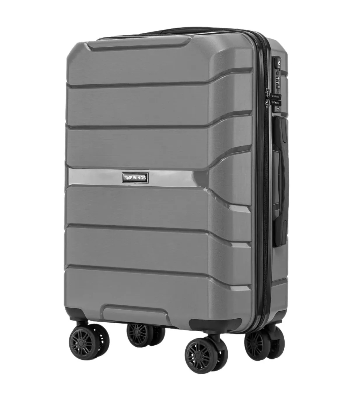 Kabínový kufor 43 l WINGS SPARROW PP06 veľ. S Farba: sivá