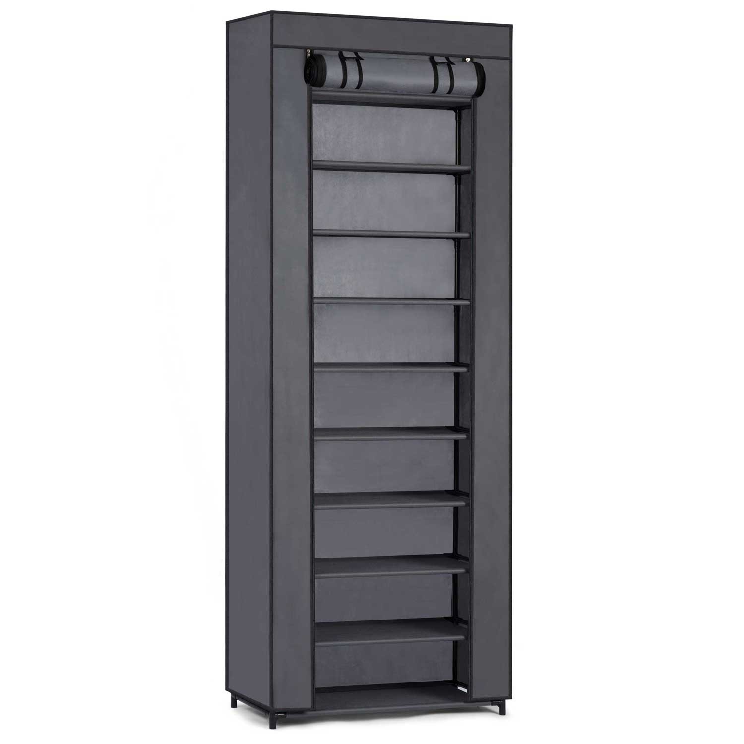 Textilný botník 58x28x175cm Massido MS-802 - grafitový