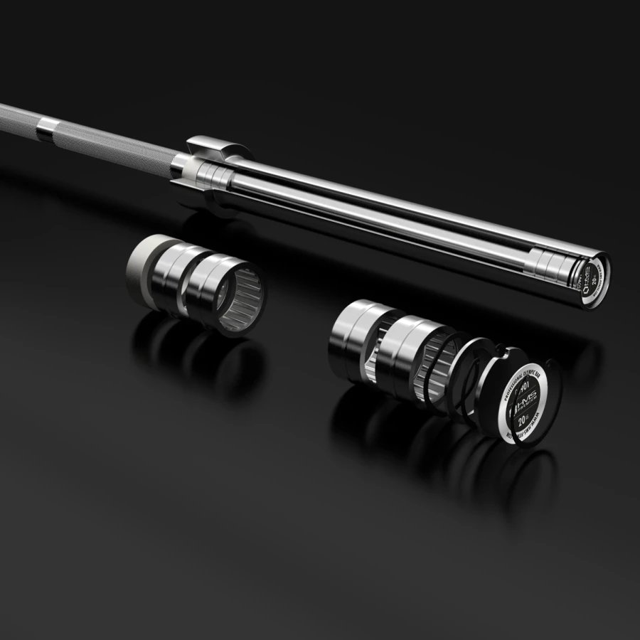 Olympijská os HMS PREMIUM GO901 220 cm x 50 mm + rýchlouzávery ZG1500