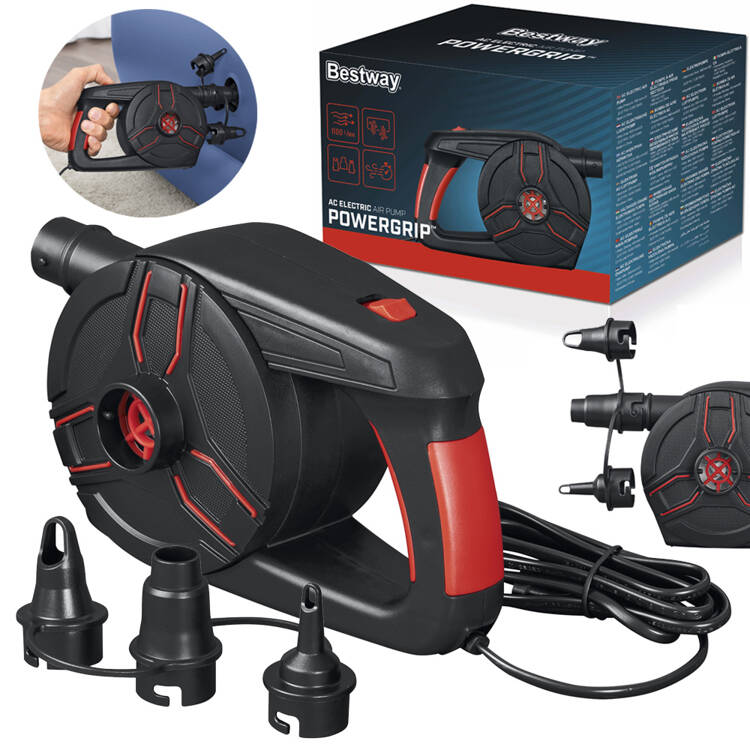 Elektrická pumpa PowerGrip 3 + adaptéry Bestway 62258