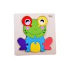 Drevené náučné puzzle Žaba ZA5371