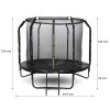 Záhradná trampolína SkyFlyer + rebrík 2,4 m 244 cm TR0033