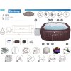 Vírivka Lay-z-Spa Maldives Pro7 2025 jacuzzi WiFi app LED pre 5-7 osôb Bestway 6001U