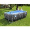 Bazén 488m x 244cm Splash View frame pool Gray Rattan Bestway 561 MB