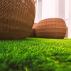 Metrážna umelá tráva 2M šírka na terasu/balkón – UV odolná, výška 45 mm GA0048