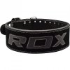 Kožený posilňovací opasok RDX 4PB - čierny