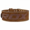 Kožený posilňovací opasok RDX 4PN - hnedý
