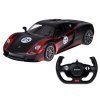 Auto na diaľkové ovládanie Rastar Porsche 918 Spyder 1:14 so svetlami - čierne