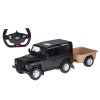 Auto na diaľkové ovládanie Rastar Land Rover Defender 1:14 so svetlami RC0712pol pl Rastar auto zdalnie sterowane Land Rover Defender 1 14 pilot osw RC0712 22336 4