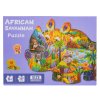 Sada puzzle Safari, 287 dielikov s 2 kartónovými zvieratkami pre deti od 6 rokov