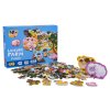 200-dielna sada puzzle farma s 2 kartónovými zvieratkami pre deti od 6 rokov