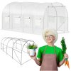 Springos Záhradný skleník / fóliovník 4 × 2,5 × 2 m GT0009 UV-4, 140 g/m²