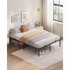 VASAGLE Rám postele 140 × 190 cm s kovovou základňou RMB133B01