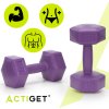 Jednoručné činky 2x2 kg Actiget ACT0158