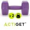 Jednoručné činky 2x2 kg Actiget ACT0158