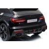 Detské elektrické autíčko Audi RS6 Avant GT čierne