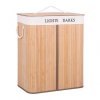 Bambusový kôš na bielizeň 100 l SPRINGOS HA0032
