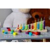 Drevené vzdelávacie počítadlo s číselnými blokmi ECOTOYS MB059
