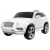 Bentley Bentayga auto na batérie pre deti biele + kolesá EVA + rádio MP3 + diaľkové ovládanie
