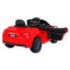 Detské auto Maserati Ghibli na batérie, červené + diaľkové ovládanie + pomalý štart + EVA + MP3, USB + LED