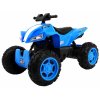 Elektrická štvorkolka QUAD SPORT RUN 4x4- modrá + LED + Rádio MP3