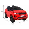Elektrické autíčko Range Rover Evoque RRE99 - červené