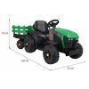 Traktor Titanium s vlečkou RAMIZ BDM0925 - zelený