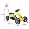 Detská kára Ferrari 8931 - žltá