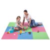 Ochranná puzzle podložka MP10 zelená-modrá-červená