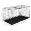 pol pl Klatka kennelowa dla zwierzat kojec dla psa kota XL 130 x 70 x 60 cm czarny 33378 4