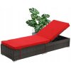 Záhradné lehátko Garden Line ABI3555 - červené