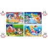 Puzzle 4v1 8,12,15,20 dielikov Krásne rozprávky