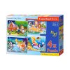 Puzzle 4v1 8,12,15,20 dielikov Krásne rozprávky