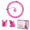 Masážna hula hoop Home FH01 so závažím fialová