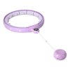 Masážna obruč Home FH02 so závažím a počítadlom fialová