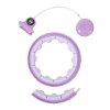 Masážna obruč Home FH02 so závažím a počítadlom fialová