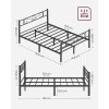 Rám dvojlôžkovej postele 198 x 141,8 x 86,4 cm VASAGLE RMB063B01